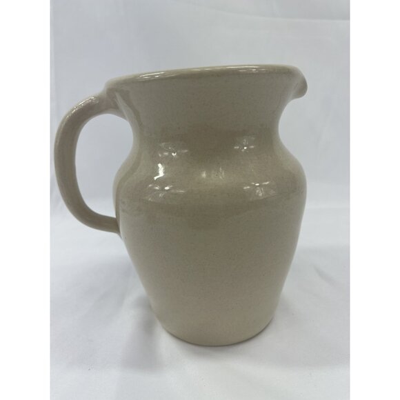 Vintage Yesteryears Casey Pottery Country Pitcher with Blue Design Marshall TX - Picture 3 of 8